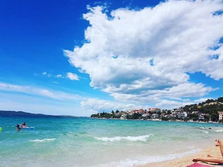 Braco Apartments By The Sea With A Sea View Žaborić Exterior foto